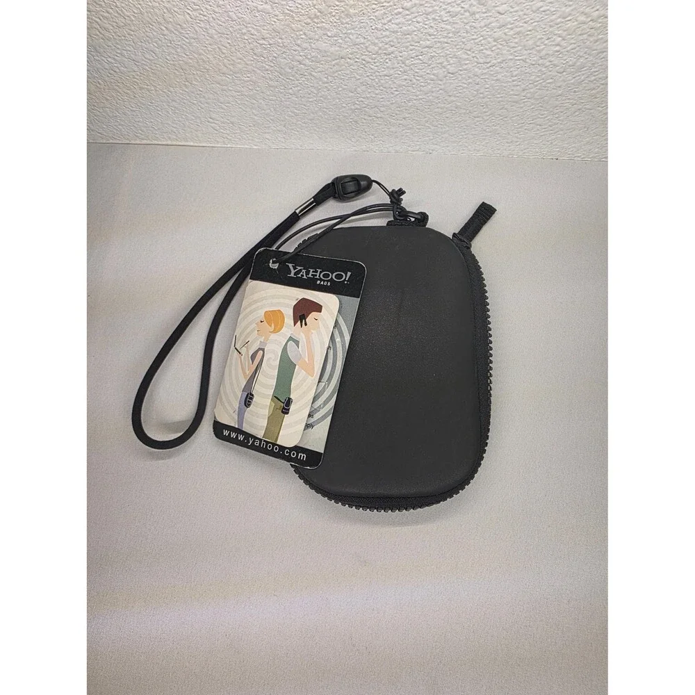 Vintage RARE Collectible Yahoo! bags 2001 flip phone cell carrier case black NWT